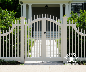 round rock fence and deck